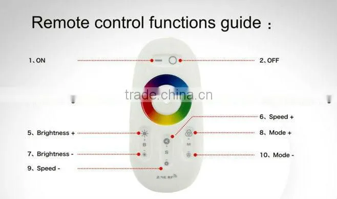 2013 new design CE,Rohs,UL approved multi-color e27 led light bulb with remote 6w