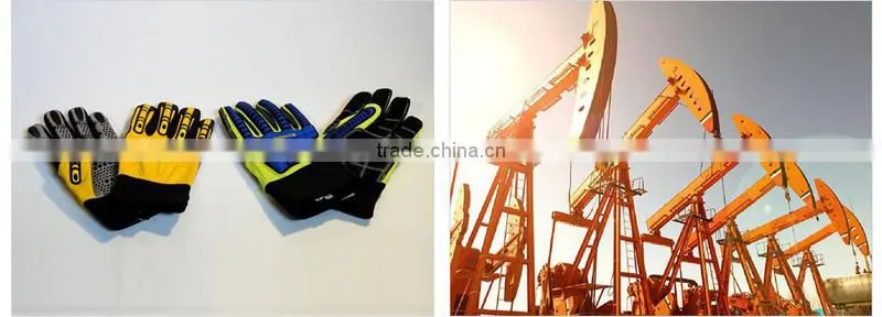 Oil Resistant Anti Cut Gloves High Performance Level 5 Anti Cut Leather Gloves