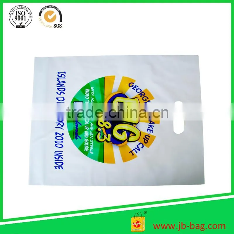 Matt HDPE Printed Plastic Shopping Bag Plastic Bag Logo Customized