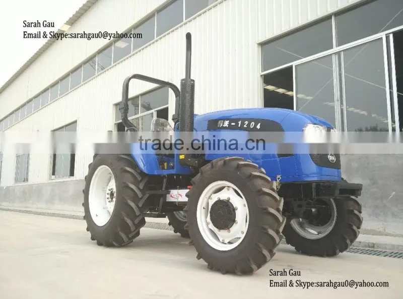 120HP agriculture machinery equipment farm tractor price with A/C Cabin