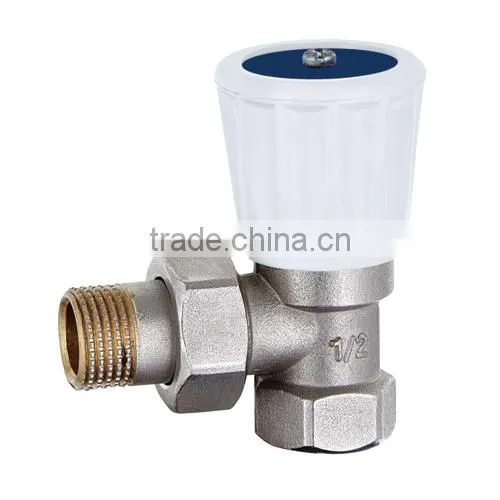 HR5060 brass drain angle chrome radiation valve