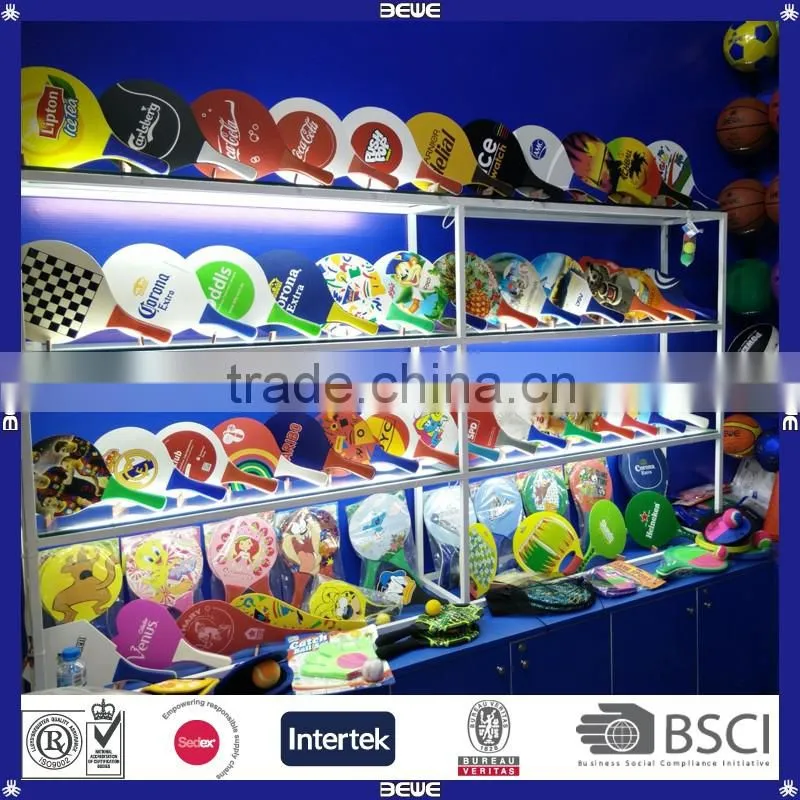 Cheap Colorful Customized Wood Beach Racket