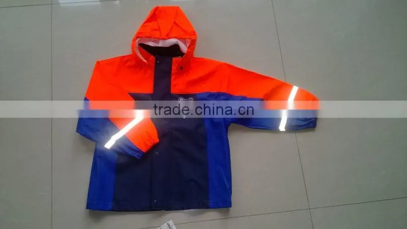 Breathable Children PU Raincoat