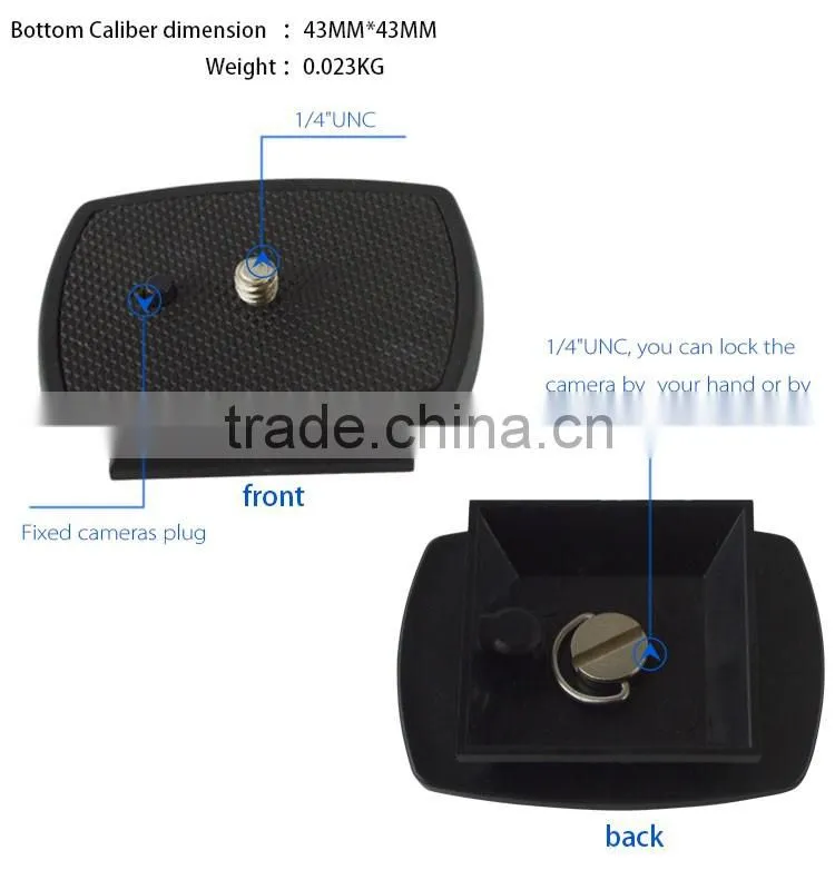 DSLR Follow Focus Kit Universal plastic Quick Release plate for yunten cambo wenfan tripod