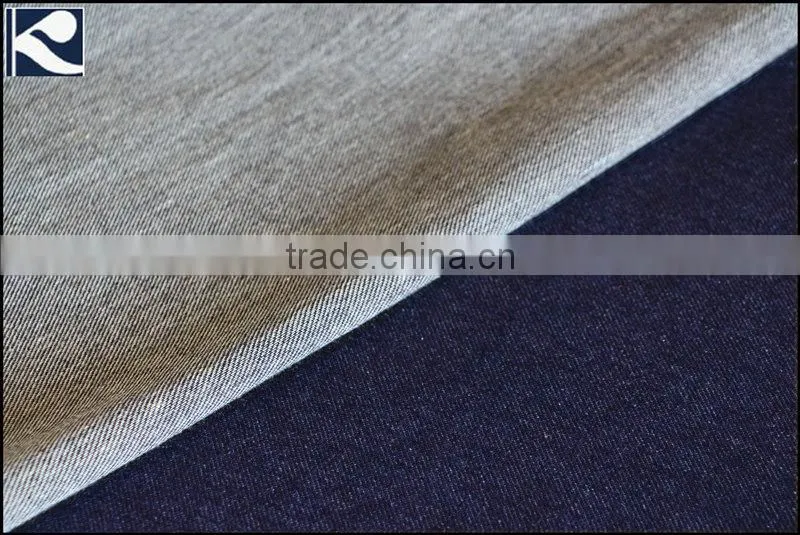 95% cotton indigo dyed knit denim