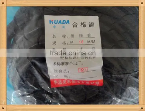 wholesale plastic black color abrasive spiral bands