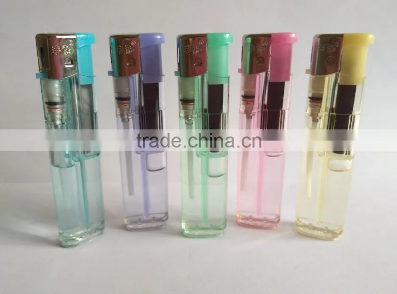 Chinese cigarette lighter transparent electronic lighter FH-606 smoking accessories