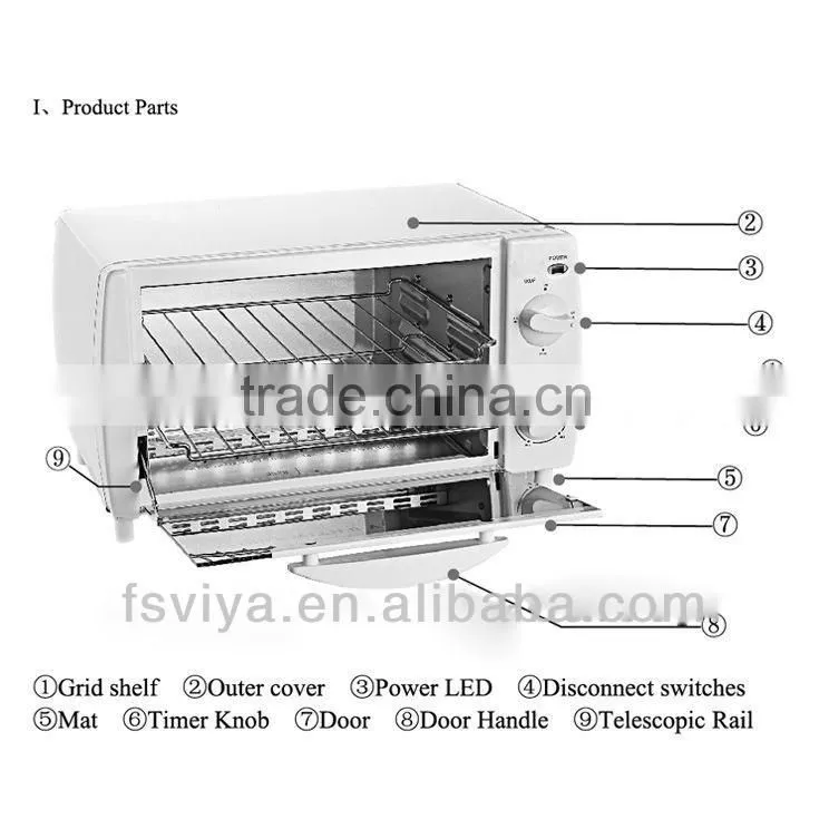 VY-9180 uv lamp sterilization/uv sterilizer lamp with timer