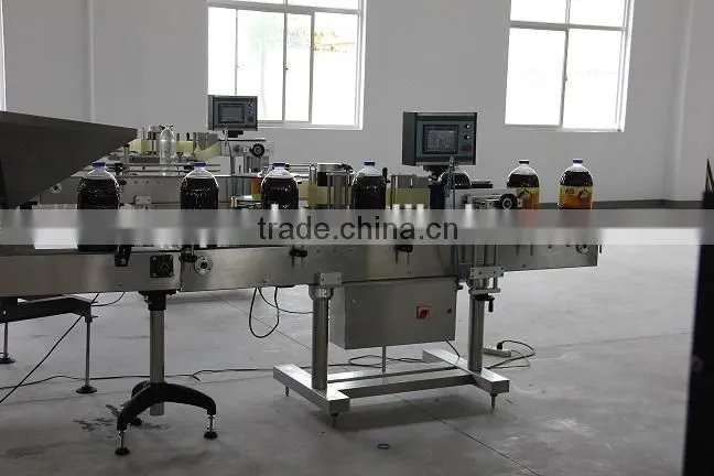 Full automatic 100ml sauce bottle labeling machine TBK-630