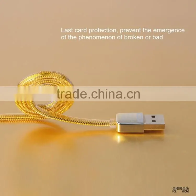 High quality Remax two sided usb cable to flat usb carger cable for iphone5/6/6s
