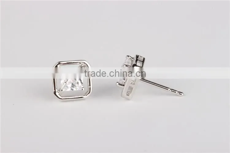 Factory direct supply zircon style funky stud earring