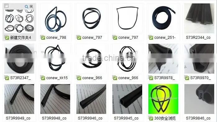 automotive(silicone seal/epdm seal/pvc seal)rubber seals&car window weatherstrip