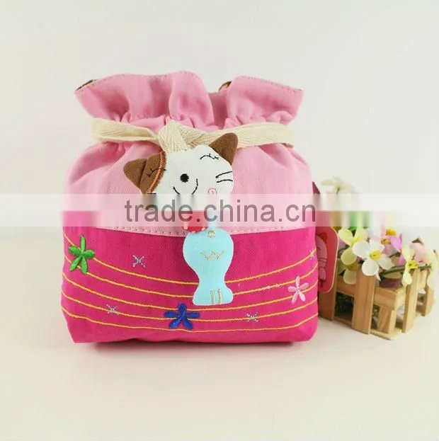 2012 Cheap polyester drawstring bag