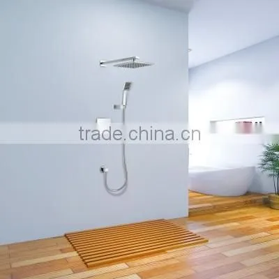 Polished Surface Treatment Brass Concealed Ceiling Bathroom Rain Shower CS028