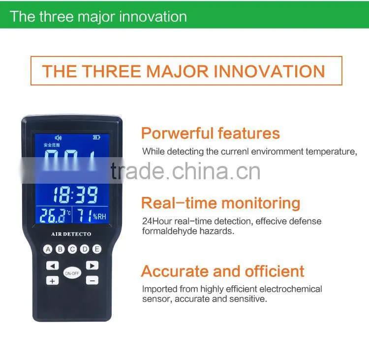 Chinese supplier house formaldehyde air detector