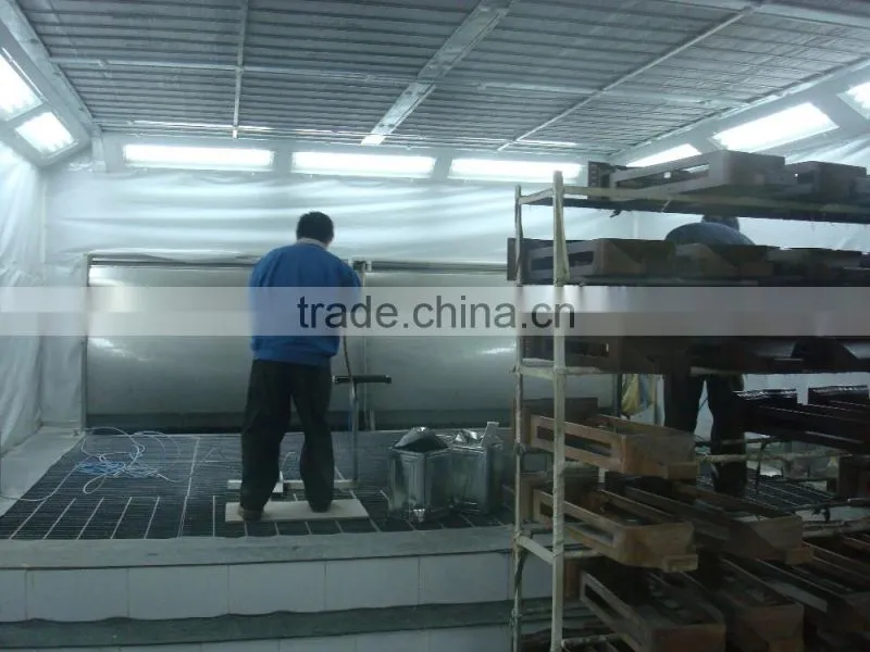 DOT-F1 Hot sale and cheap spray booth, body paint baking oven, furniture paint booth