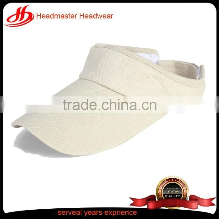 New design wide brim Jacquard Pique sun visor hat