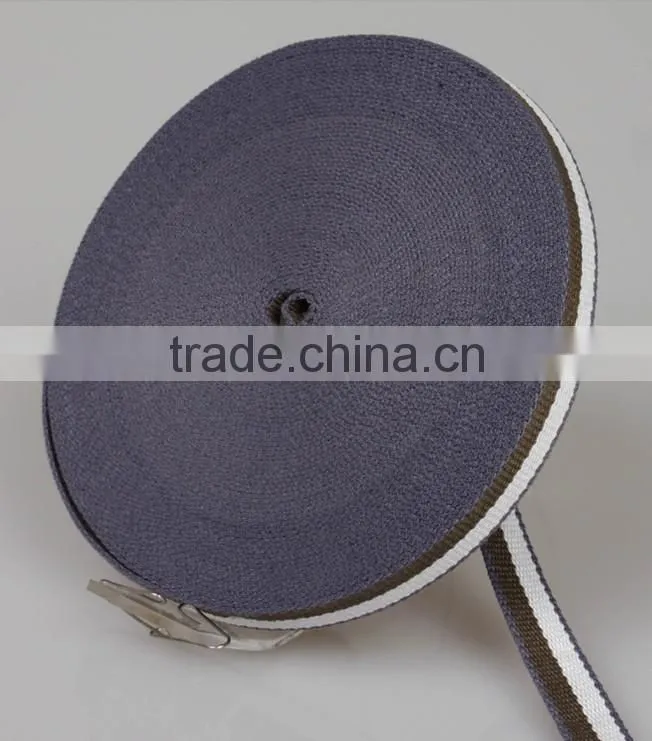 1.4cm mixed color polyester webbing, 1 inch Nylon Webbing for Beach Chairs