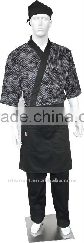 white chef uniform, hotel uniform, chef coat
