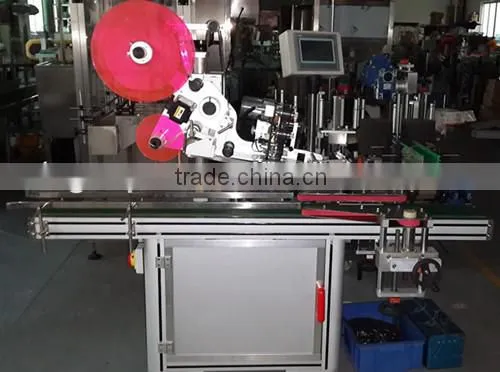 spx-semi-automatic flat bottle sticking machine