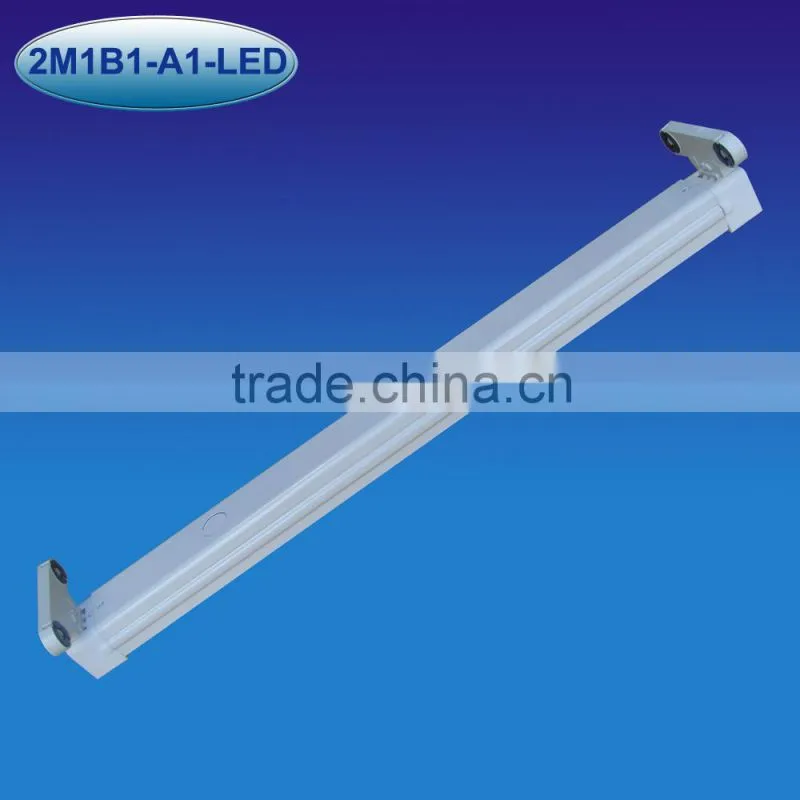 LED lamp fixture 2x1.5M, led 5ft double fixture with reflector