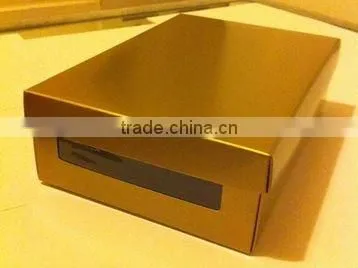 cardboard yellow box shoes