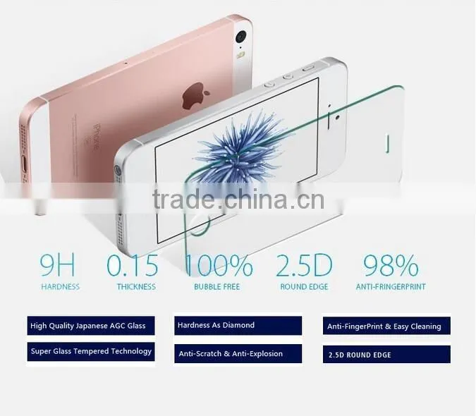 High Qaulity Tempered Glass Film, For IPhone 6/6 plus Screen Protector Film Tempered Glass 2.5D Round Edge/