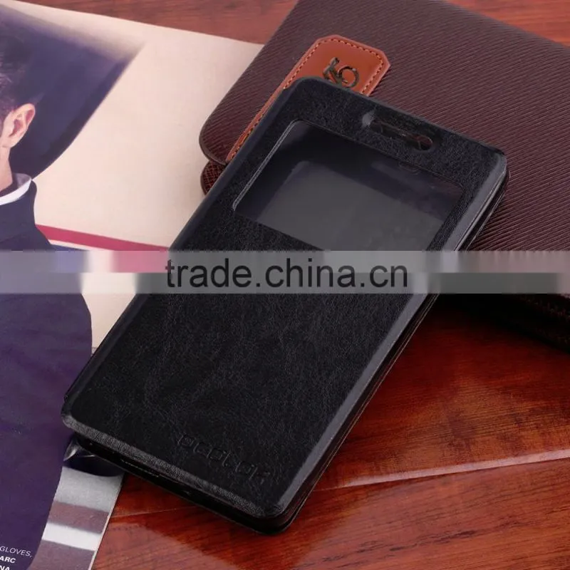 PU Leather Case Cover Housing Magnetic Flip Black for DOOGEE X5/X5 PRO Wholesale