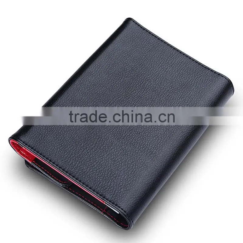 2016 Germany hot fashion leather A5 ring binder notebook for business travel