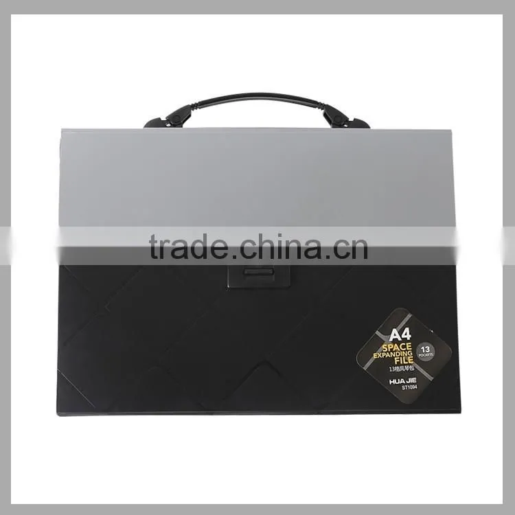Fashion Handbag Style PP Expanding File Folder with Handle Document Bag
