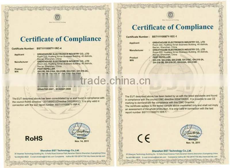 Sentinel snake repeller GH-318 Patent solar vibration snake repeller