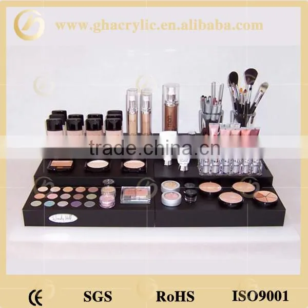 manufacturer cosmetic display, high quality acrylic makeup organizer, factory direct cosmetic display