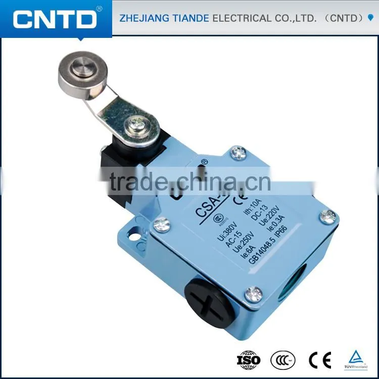 CNTD Brand Metal Shell Stainless Steel idler Wheel Waterproof Micro Limit Switch (CSA-021)