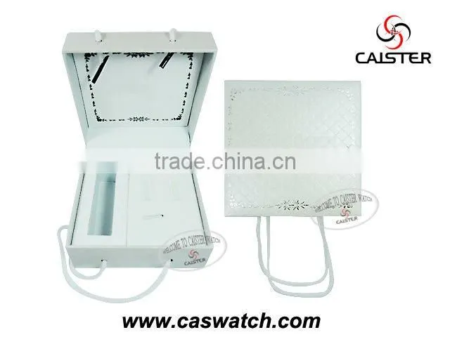 Wide yellow plastic watch with square case