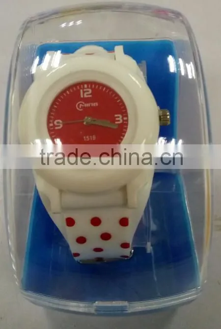 Colorful plastic quartz movement cool watch for teenagers