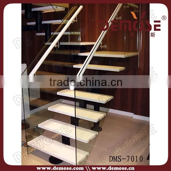 prefab homes tempered glass stairs outdoor staircase design