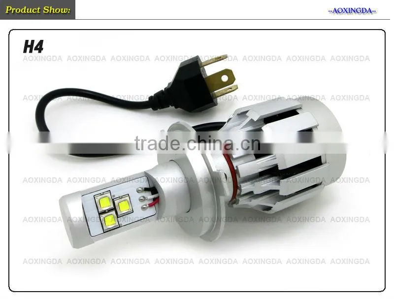 2014 top-selling high quality H4 hi/lo 6000LM all in one led headlamp