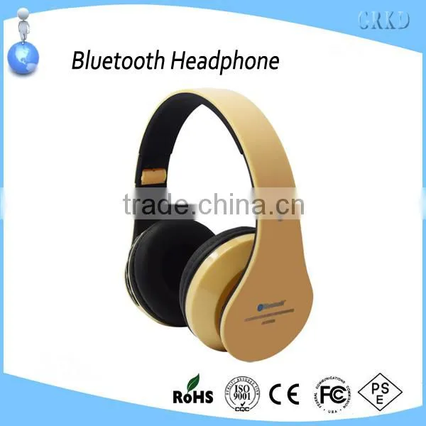 2015 high quality earmuff bluetooth headphone