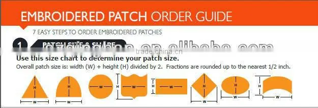 Embossed 3D wholesale self-adhesive Embroidery patch