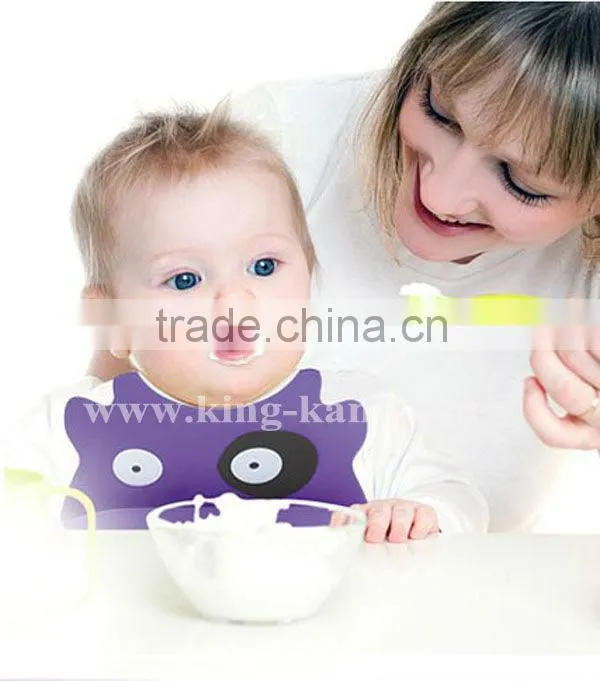 2015 newly FDA food grade light and colorful silicone baby bibs baby teether party dresses bandana drool bibs