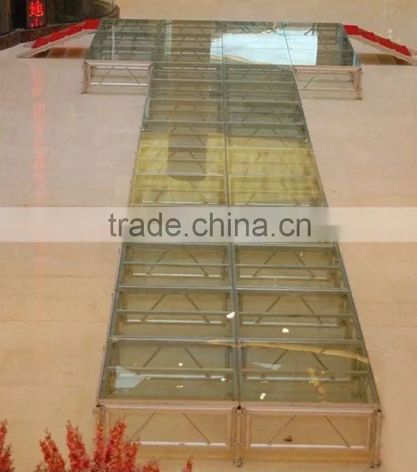 1.22x1.22m aluminum frame adjusted height portable stages