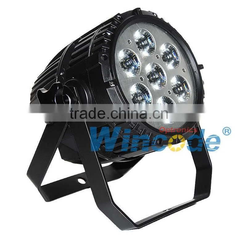 7*18W 6 in 1 water proof led par light for outdoor stage lighting