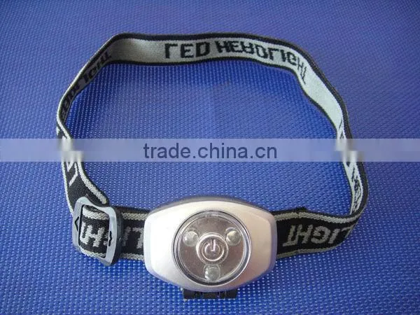 ABS 3 LED MINI HEAD TORCH LIGHT