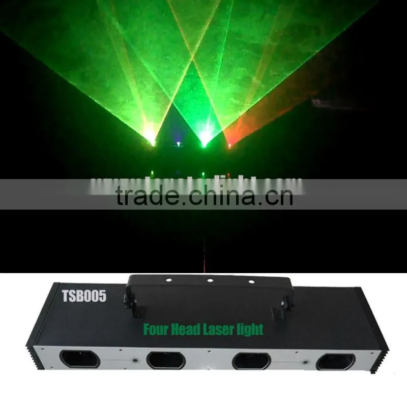 wholesale 4 head laser light Four Head Green &red laser