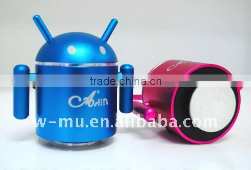USB Vibration portable mini speaker support MP3& FM & TF card