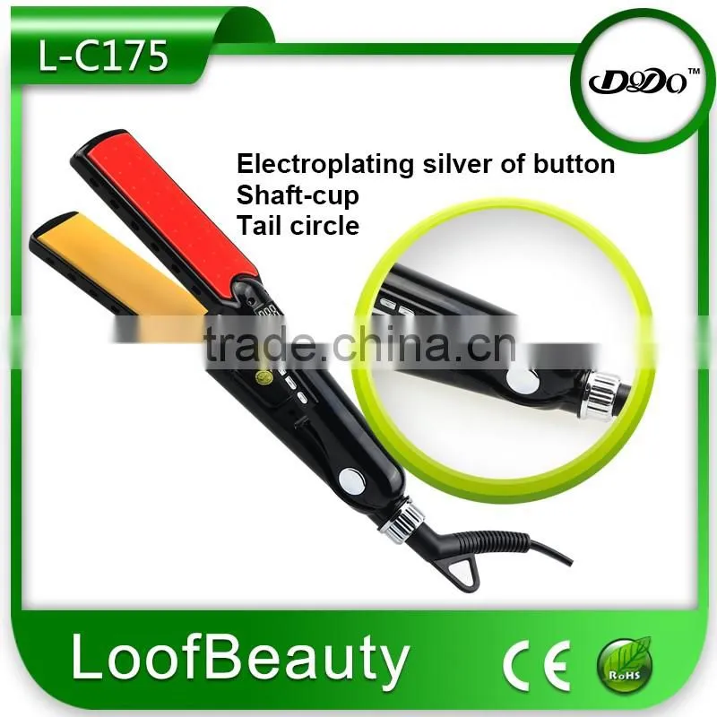 New arrival Promotion personalized ceramic ionic hair straightener flat iron