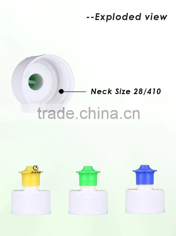 plastic push pull cap