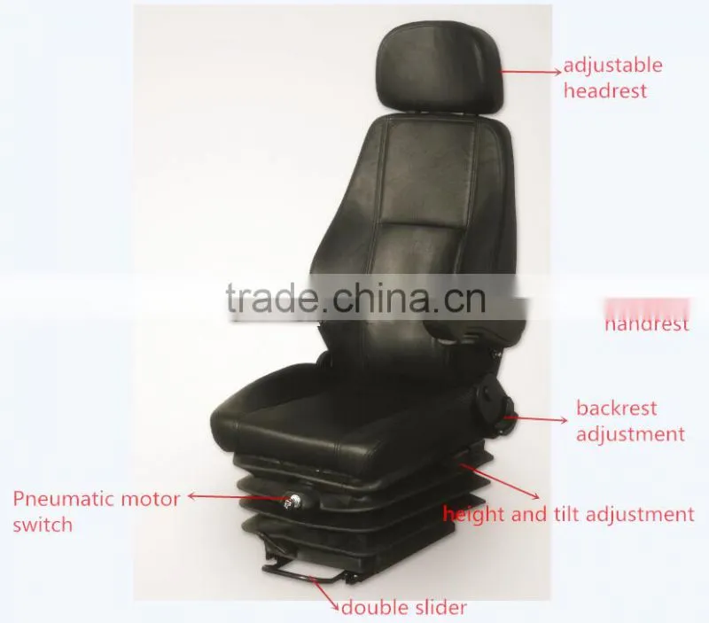 Peneumatic Suspension Seat,air Suspension Luxury Truck Driver Seats,HSA-2