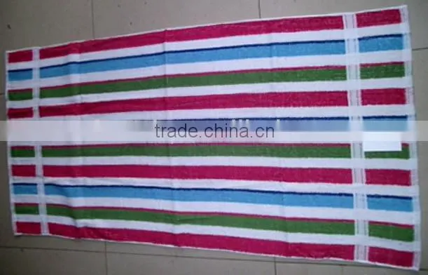 Strip bath towel stock South America