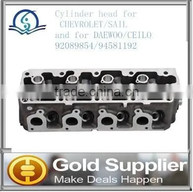 Brand New Cylinder head for CHEVROLET/SAIL and for DAEWOO/CEILO 92089854/94581192 with high quality and competitive pice.